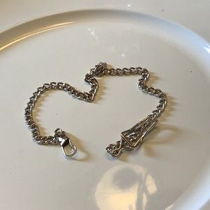 Pocket watch holder Silvertone